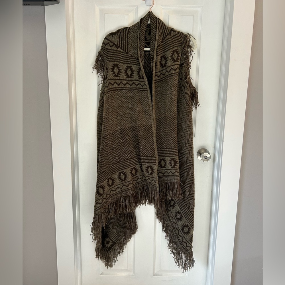Aztec sweater vest